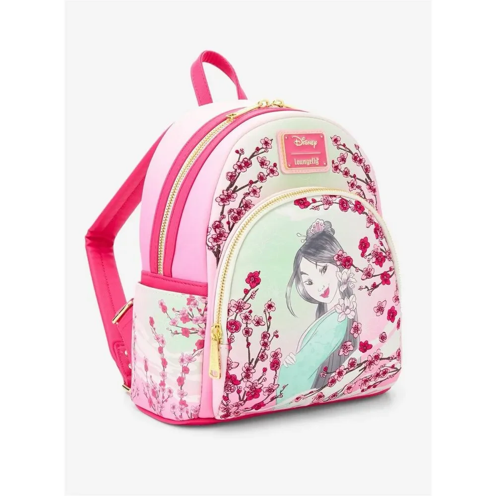 Loungefly Disney Mulan Cherry Blossom Mini Backpack
